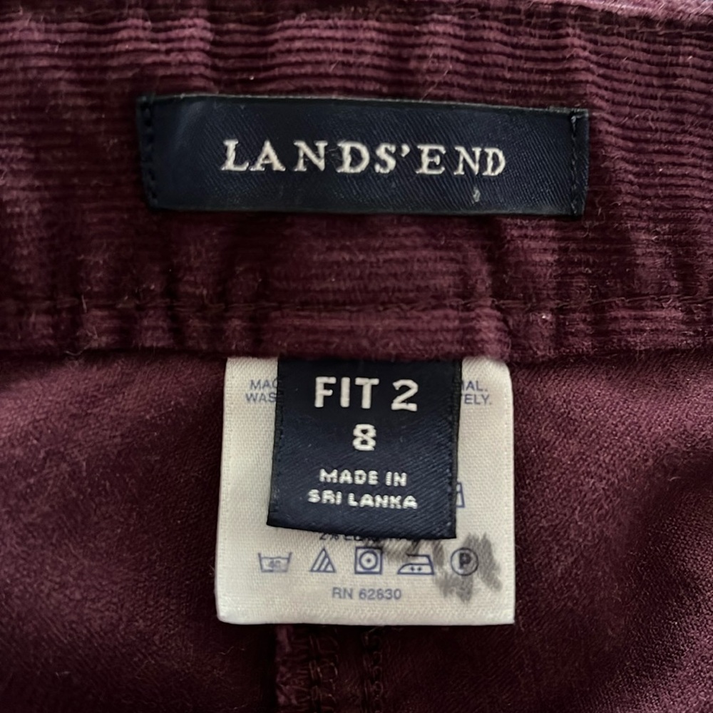Small wale corduroy pants